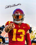 CALEB WILLIAMS AUTOGRAPHED 16X20 PHOTO USC TROJANS FANATICS HOLO STOCK #212965