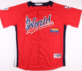 Luis Basabe Signed 2016 All Star Futures Game Jersey JSA COA White Sox Prospect