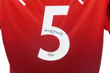 Harry Maguire Signed Manchester United Adidas Soccer Jersey /Beckett/Centre-Back