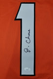 Ja'Marr Chase Signed Custom Orange Pro-Style Football Jersey JSA SD
