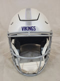 JUSTIN JEFFERSON SIGNED MINNESOTA VIKINGS WINTER WARRIOR SPEEDFLEX HELMET BAS QR