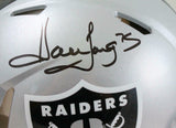 Howie Long Autographed Oakland Raiders F/S Speed Authentic Helmet-Beckett W Holo
