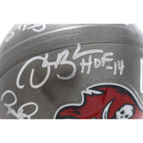 Lee Roy Selmon +4 Tampa Bay Buccaneers Signed 97-13 Mini Helmet Beckett 57259