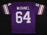 Randall McDaniel Signed Minnesota Vikings Jersey (JSA COA) 12xPro Bowl O Lineman