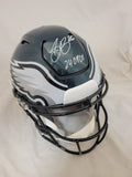 SAQUON BARKLEY SIGNED PHILADELPHIA EAGLES SPEEDFLEX HELMET "24 OPOY BAS