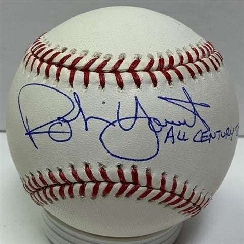 ROBIN YOUNT Signed Official MLB Baseball w/ "All Century Team" AUTO - JSA