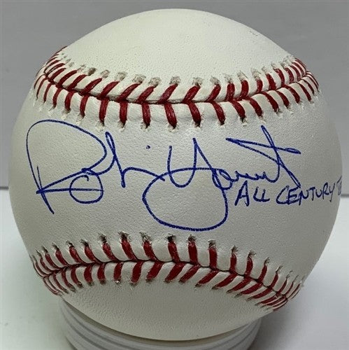 ROBIN YOUNT Signed Official MLB Baseball w/ "All Century Team" AUTO - JSA