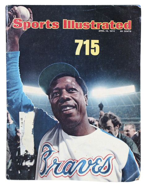 Hank Aaron April 15, 1974 Sports Illustrated Magazine Un-signed