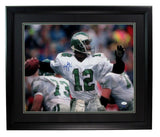 Randall Cunningham Signed 16x20 Photo Philadelphia Eagles Framed JSA 197401