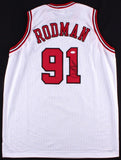 Dennis Rodman Signed Chicago Bulls Jersey / 5x NBA Champion / Mr Rebound / JSA