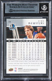 Mavericks Dirk Nowitzki Signed 2008 UD First Edition #36 Card BAS Slabbed