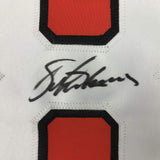 Autographed/Signed ERIC LINDROS Philadelphia Orange Hockey Jersey JSA COA Auto