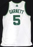 Celtics Kevin Garnett Autographed White Adidas Jersey Size 44 Beckett #Y92165