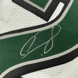 FRAMED Autographed/Signed DARIUS SLAY JR 33x42 Philadelphia White Jersey JSA COA