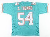 Zach Thomas Signed Miami Dolphins Jersey (JSA COA) 7xPro Bowl Middle Linebacker
