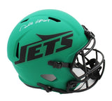 Darrelle Revis Signed New York Jets Speed Full Size Rave NFL Helmet