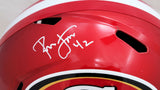RONNIE LOTT AUTOGRAPHED 49ERS FLASH RED FULL SIZE SPEED HELMET BECKETT 208225
