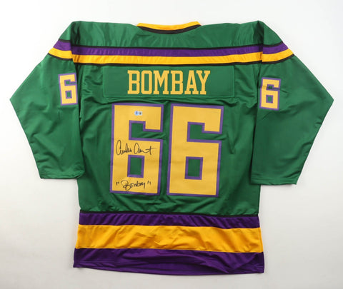 Emilio Estevez "Coach Gordon Bombay" Signed "The Mighty Ducks" Jersey (Beckett)