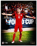 CHRISTIAN PULISIC Autographed "USA" 16" x 20" Photograph PANINI LE 110