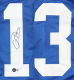 Odell Beckham Jr. Signed New York Giants Jersey (Beckett) Back with the G-Men