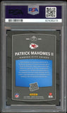 2017 Donruss Optic Rated Rookie Patrick Mahomes RC Rookie On Card PSA 9/10 Auto