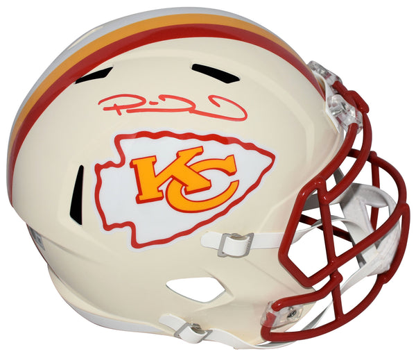 PATRICK MAHOMES AUTOGRAPHED KANSAS CITY CHIEFS RETRO FULL SIZE HELMET BECKETT