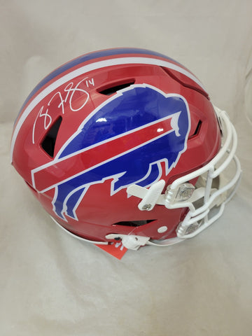 RYAN FITZPATRICK SIGNED BUFFALO BILLS THROWBACK SPEEDFLEX AUTHENTIC HELMET BAS