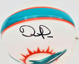 DEVANTE PARKER AUTOGRAPHED MIAMI DOLPHINS MINI HELMET BECKETT BAS STOCK #177436