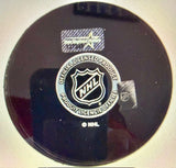 Yvan Cournoyer Signed Montreal Canadiens Hockey Puck Inscribed "HOF 1982"(N.E.P)