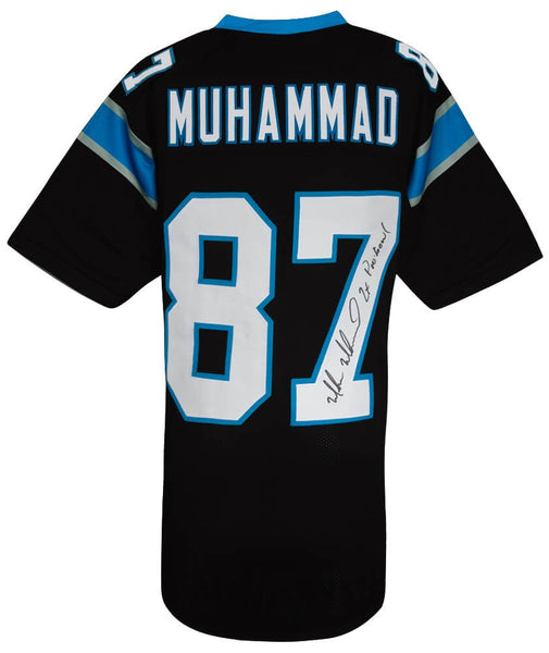 Muhsin Muhammad Signed Black Custom Football Jersey w/2x Pro Bowl (SCHWARTZ COA)