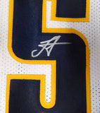 Denver Nuggets Nikola Jokic Autographed White Jersey Beckett BAS QR #BN13969