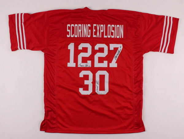 Nebraska Cornhuskers Mike Rozier, Irving Fryar & Turner Gill Signed Jersey JSA