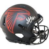 Julio Jones Autographed Atlanta Falcons Authentic Eclipse Helmet Beckett W 51879