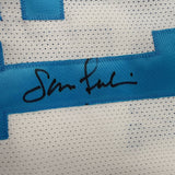 Autographed/Signed Sam Perkins UNC North Carolina White Jersey JSA COA
