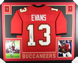 Mike Evans Signed Tampa Bay Buccaneers 35x43 Framed Jersey (Beckett) W. Receiver