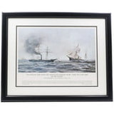 We Fought Her Until She Would No Longer Swim Framed 16x20 Historical Navy Photo