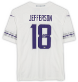 Justin Jefferson Autographed Vikings White Nike Vapor F.U.S.E. Jersey Fanatics