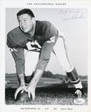 Jim Schrader Eagles Redskins Notre Dame RARE Signed 8x10 Photo JSA 156984