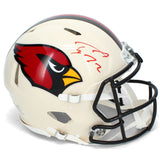 Tyler Allgeier Autographed Cardinals RETRO Speed Authentic Helmet Beckett