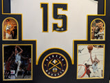 FRAMED DENVER NUGGETS NIKOLA JOKIC AUTOGRAPHED SIGNED JERSEY BECKETT HOLO