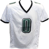 D'Andre Swift Autographed/Signed Pro Style White Jersey Beckett 42617