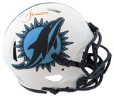 Dolphins Tyreek Hill Authentic Signed Lunar F/S Speed Proline Helmet BAS Witness