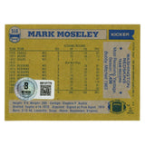Mark Moseley Autographed Washington Redskins Trading Card Beckett Witness 54719