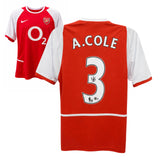 Ashley Cole Signed Arsenal Home Soccer Jersey #3 with Beckett COA