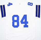 Jay Novacek Autographed White Pro Style Jersey - Beckett W Hologram *Silver