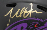 Terrell Suggs Autographed Mini Ravens Eclipse Football Helmet Beckett