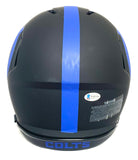 ERIC DICKERSON "HOF 99" SIGNED COLTS FS ECLIPSE AUTHENTIC HELMET BECKETT