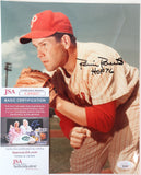Robin Roberts Autographed Philadelphia Phillies 8x10 Photo JSA COA