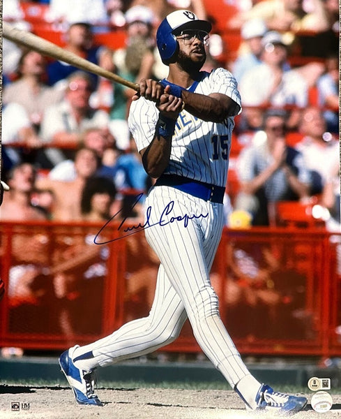 Milw Brewers 1982 AL Champion CECIL COOPER Signed 16x20 Photo #7 AUTO - BAS