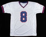 Daniel Jones Signed New York Giants Jersey (Beckett COA) 2019 #1 Draft Pick Q.B.